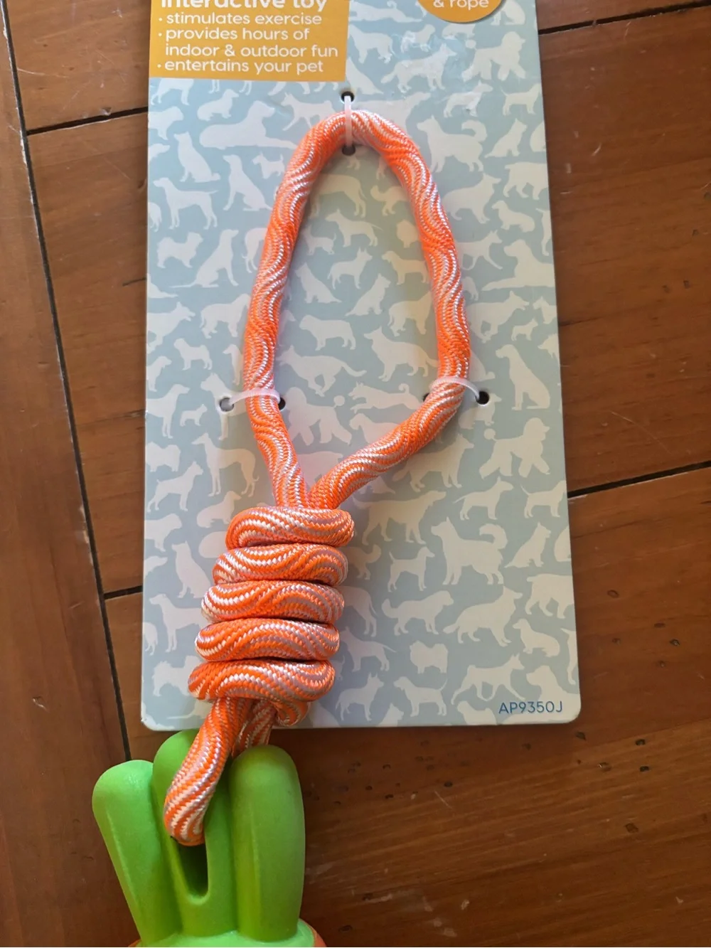 Animal Planet Carrot Dog Chew Toy.